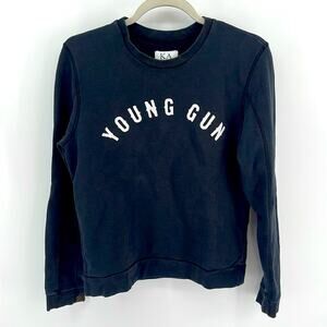 Zoe Karssen Young Gun crewneck pullover sweatshirt sz S